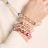 Regenbogen-Supernova | Silber | Galaxy-Glas-Statement-Armband
